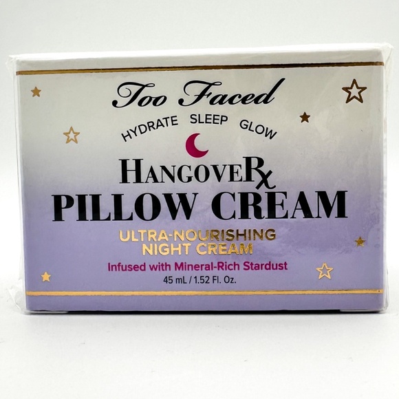 Too Faced Hangover Pillow Cream - New in Box Sealed  Moisturizes and plumps skin - Picture 1 of 3